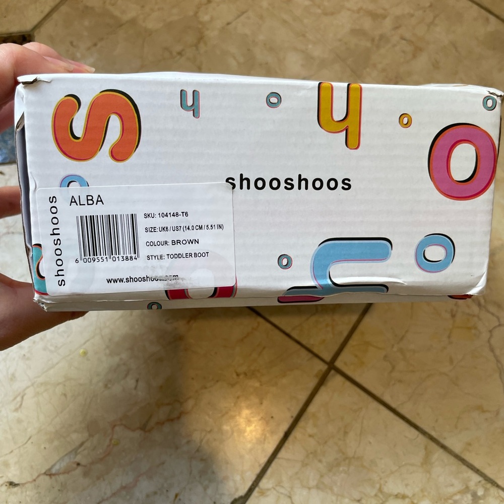 Never worn with box Shooshoos